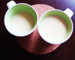 Homemade Indian spiced milk tea
