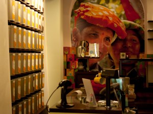 Inside the French shop Les Palais des Thes in Ljubljana Inside the French shop Les Palais des Thes in Ljubljana