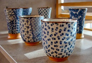 Japanese tea ceramics in Unami