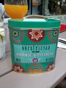 Hospitality tea from Uzbekistan
