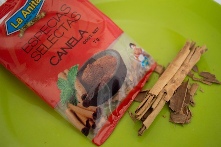 Cinnamon sticks bought in Mexico